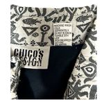 Chico's Vintage Chico’s Design Gray Animal Print Jacket Embroidered Artsy Boho Sz 2 L Photo 2