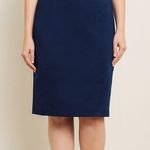 EXPRESS  Design Studio Solid Pencil Skirt Dark Royal Blue Size 8 Photo 0