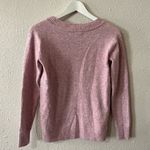 Loft Cat Mama Crew Neck Pullover Sweater Size XS Novelty Pink Photo 2