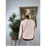 Lands' End Women's Size 14 Sweater Cropped 2 Pockets 100% Cotton Zip Up Cardigan Photo 2