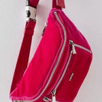Free People  X Caraa Sling Bag‎ Hot Pink NWT Photo 0