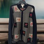 Y2k 90s Shabby Chic Bechamel Women’s M Ramie Blended Embroidered Floral Deadstoc Size M Photo 0