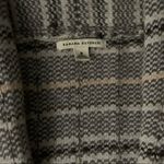 Banana Republic M Grey Beige Tan Cardigan Fringed Photo 1