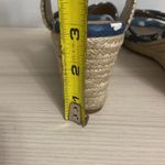 Coach  women’s blue floral denim wedge sandals size 7.5 Photo 4