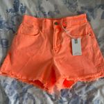 Good American  orange jean shorts Photo 0