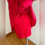 Joseph Ribkoff  Limited Red Sleeveless Round Neck Cut Out Block Pattern SZ 6 Photo 8