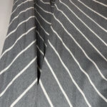 Tommy Bahama  Jersey Maxi‎ Dress Large Gray Stripe Side Slit Knit Casual Long Photo 3