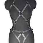 Women Full Body PU Leather Harness Photo 0