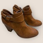 Dr. Scholl’s Women’s Kickstart Ankle Booties – Honey Brown Smooth, Size 9 (NWOB) Photo 0