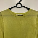 CAbi  knit sweater! Lime Green Women's Sweater Size XS Photo 2