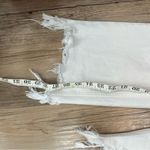 Free People  Maggie Mid Rise Straight Leg White jeans distressed size 26 Photo 5