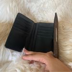 DKNY  Brown leather trim signature wallet Photo 6