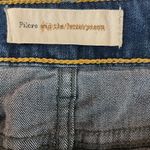Pilcro and the Letterpress Pilcro Anthropologie Classic Denim‎ Pencil Skirt Size 28 Back Ruffle High Waist Photo 6