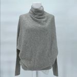 ALLSAINTS  Ridley Gray Wool Cashmere Ribbed Turtleneck Sweater Small Photo 3