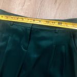 St. John Couture Women's Dress Pants Satin Wide Leg Green Size 4 Photo 3