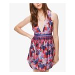 Free People Daydream Floral Butterfly Print Dress Sz L Photo 2