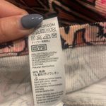 Topshop •  corduroy floral mini skirt brown pink size 6 Photo 4