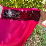 Linea Donatella Hot Pink Babydoll Chemise And Robe Set Size XL NWT Boudoir Photo 2