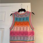 ZARA multicolor knit vest sweater Photo 5