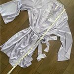 Savage X Fenty Lavender Satin Robe with Lightning Accent size XL Purple Photo 4
