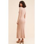 Elliatt  Bajan Knit Pullover Maxi Dress Nude Photo 1