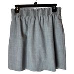J.Crew Mercantile Skirt Women 4 Gray Paper Bag Waist Mini Preppy Career Photo 1