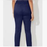 NWT CATHERINES SATEEN STRETCH SLACKS PANTS JEANS SZ 28W DARK BLUE NAVY Photo 1