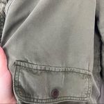 Free People  Green Utility Hooded Jacket Small Photo 3