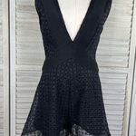 Finders Keepers  Black Lace Romper-Small Photo 0