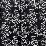 Soft Surroundings Sleeveless Blouse Tunic M Black White Rayon Boho Floral Print Photo 4