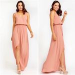 Show Me Your Mumu Kendall Maxi Dress in Rustic Mauve Crisp Bridal Size M Photo 8