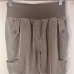 Maeve Anthropologie  Cicerone Cupro Cargo Pants Olive Green Size XS‎ Comfy Casual Photo 2