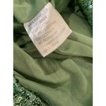 Mac Duggal Ieena for  26865 Sequin bishop long Sleeve sequin mini Dress green 0 Photo 4