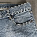 Gap  Best Girlfriend Jeans Womens 30 Blue Medium Indigo Distressed Denim Jeans Photo 6