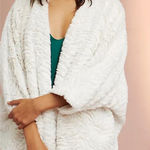 Anthropologie ANTRHO Faux Fur Cocoon Cardigan Photo 0
