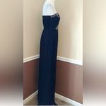 Chi Chi London Black Strapless Pleated Maxi Dress 8 Beaded Formal Modcloth Chi Chi NWD Photo 3