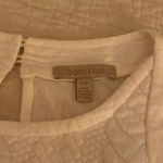 Anthropologie  Bordeaux Sweater white Tank top small Photo 1