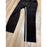 Chico's Zenergy by Brown Velour Lounge Pants Size 1 (M) Soft Stretch Photo 3