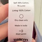 Warm Joanna Striped Smocked Long Sleeve Midi Dress Size L Photo 7