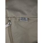 Valentino Viscani Nylon Tote Bag Travel Career Beige Zip Close Double Handle Photo 2