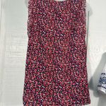 Michael Kors Blue Floral Sleeveless Top Size XL EUC Photo 4