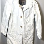 Woolrich Women's White Long Hooded‎ Rain Jacket Size XS Photo 0