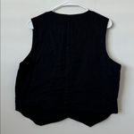 DISSH Black linen vest Size: 12 Photo 4