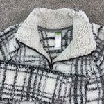 No Boundaries ‎ Womens Small Sherpa Pullover Fleece Plaid Quarter Zip Gorpcore Photo 1