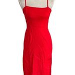 Wild Fable Women's Lace-Up Back Maxi Bodycon Slip Dress Valentine Red Sz 16 NWT Photo 0