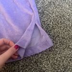 New Stan Herman Purple Zip Up Short Sleeve Robe Gown With Pockets M Size M Photo 5