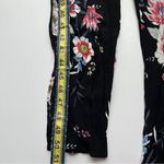 Anthropologie  Floral Black Jumpsuit Small Photo 9