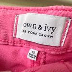 Crown & Ivy  Pink Denim Shorts Size 12‎ Cuffed Hem Casual Summer Photo 2