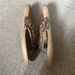 Crocs  Leopard Print Thong Sandals Size 7 Photo 1
