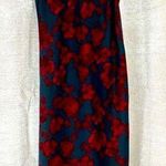 Daytrip Women's M Floral Satin Slip Midi Dress Party Cocktail Photo 0